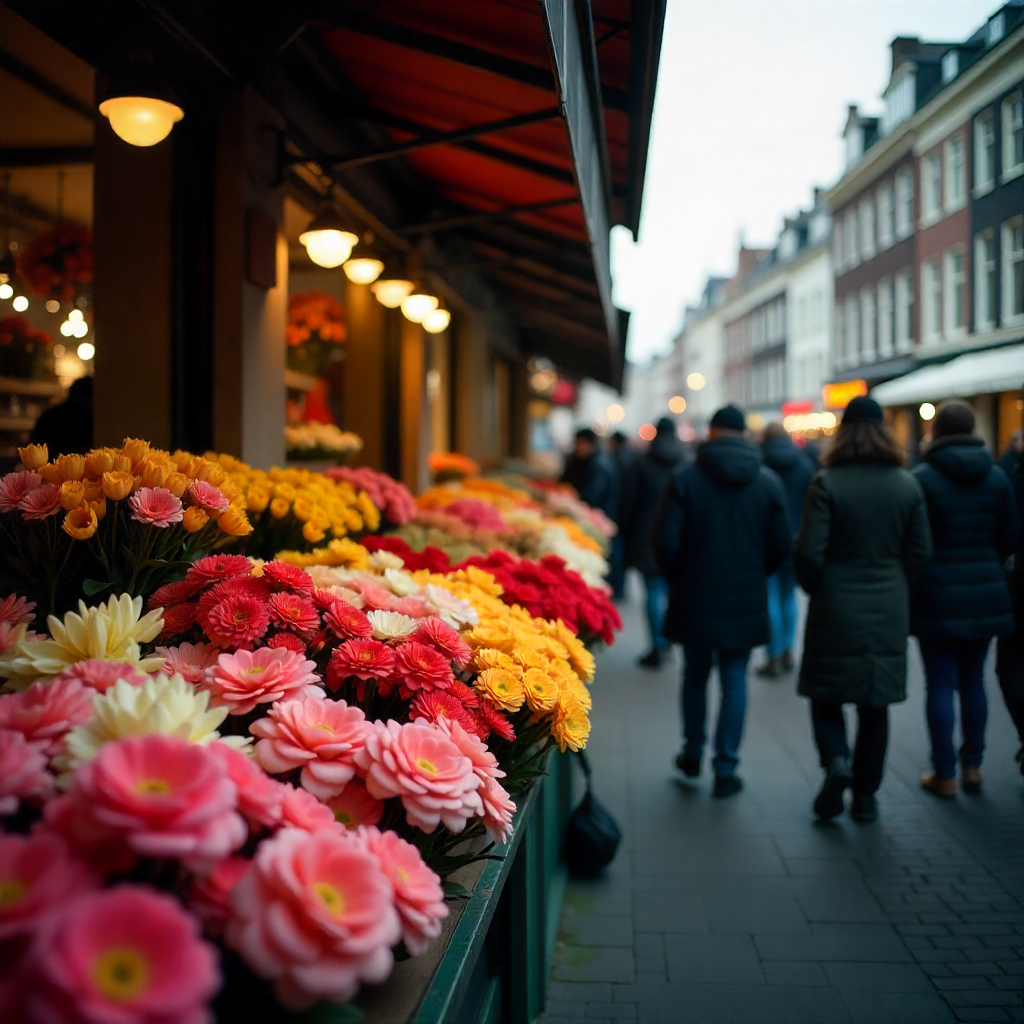 Onze bloemenwinkel in Amsterdam
